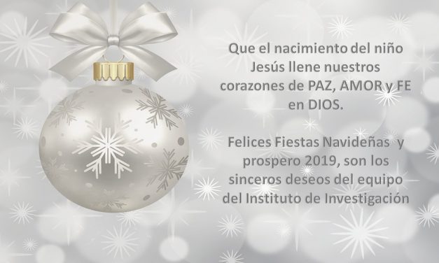 FELICES FIESTAS NAVIDEÑAS Y PROSPERO 2019